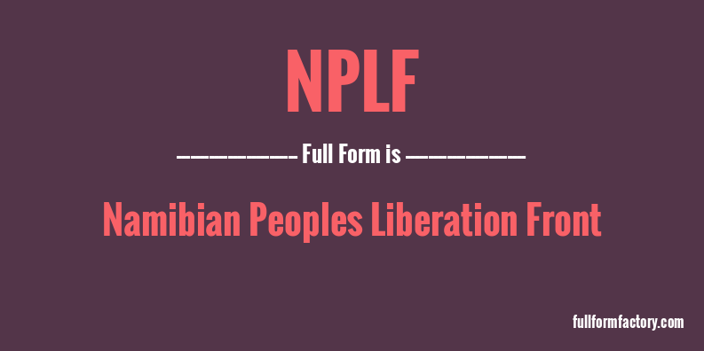 nplf-full-form