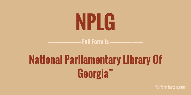 nplg-full-form