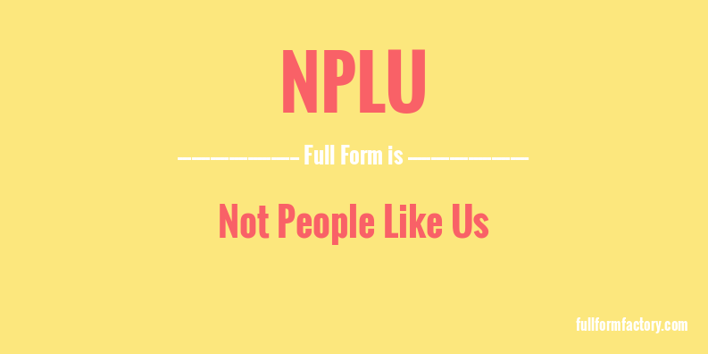 nplu-full-form