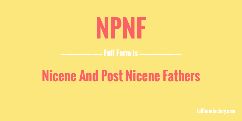 npnf-full-form