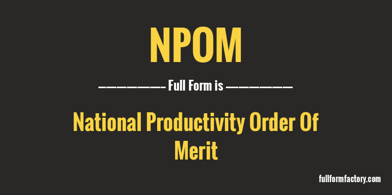 npom-full-form
