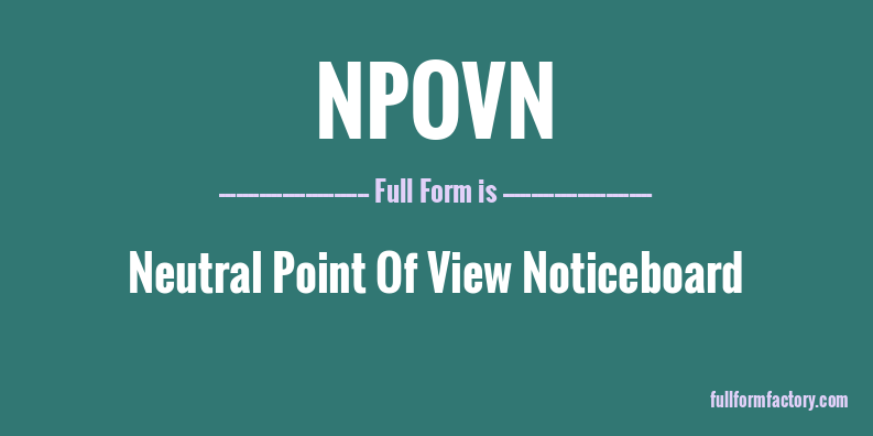 npovn-full-form