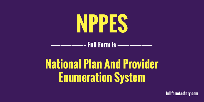 nppes-full-form