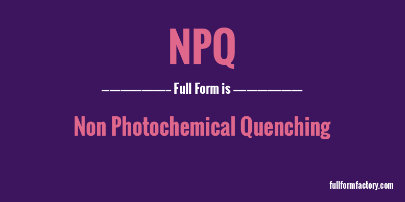 npq-full-form