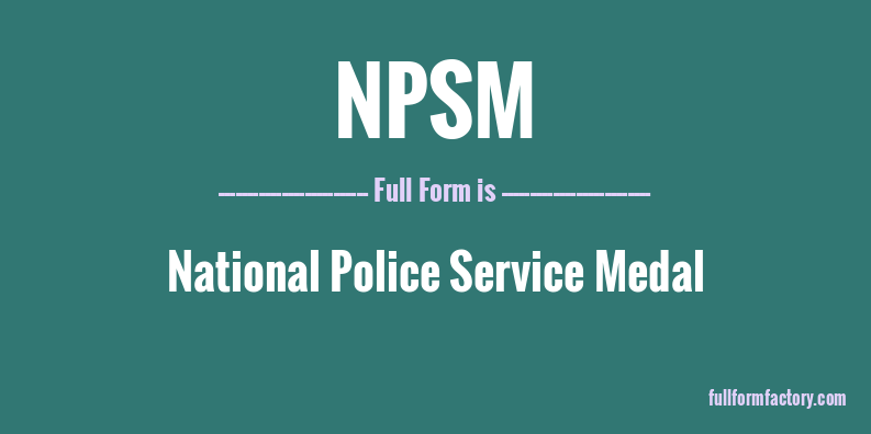 npsm-full-form