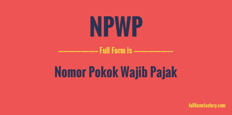 npwp-full-form