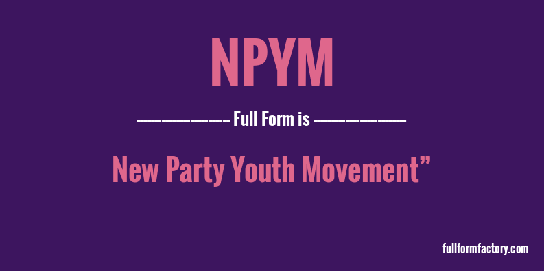 npym-full-form