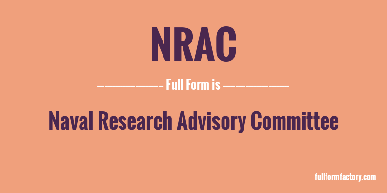 nrac-full-form