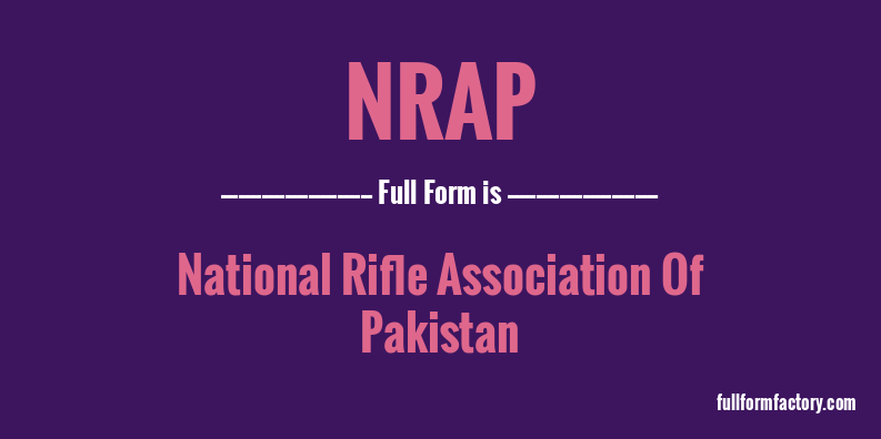 nrap-full-form