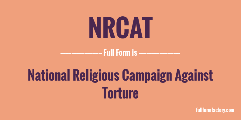nrcat-full-form