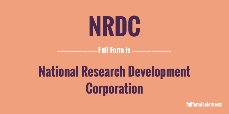 nrdc-full-form