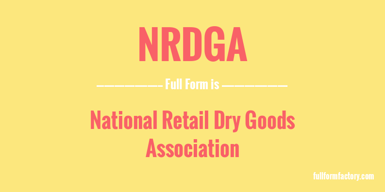 nrdga-full-form