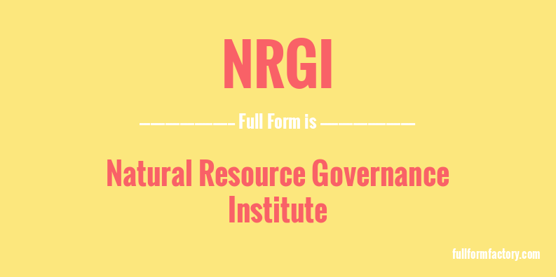 nrgi-full-form