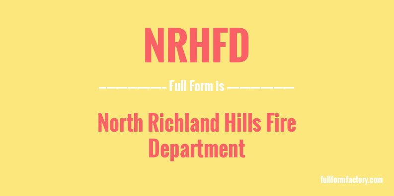 nrhfd-full-form