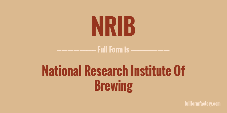 nrib-full-form