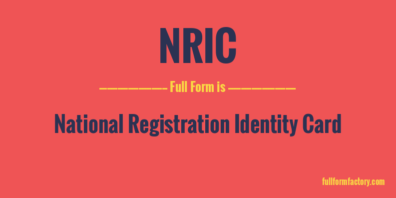 nric-full-form