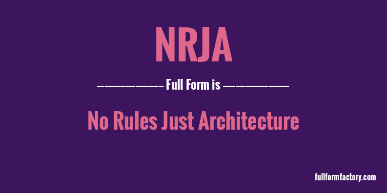 nrja-full-form