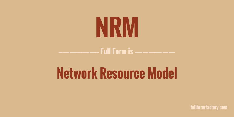 nrm-full-form
