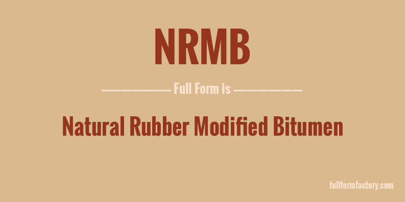 nrmb-full-form