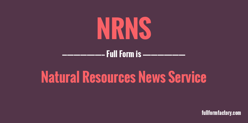 nrns-full-form