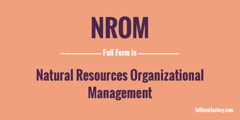 nrom-full-form