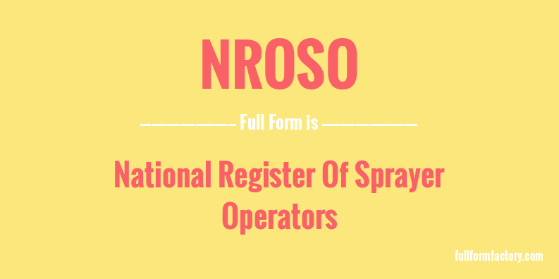 nroso-full-form
