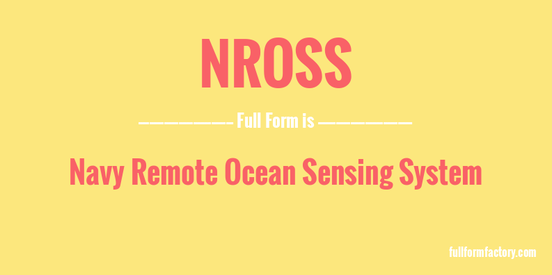 nross-full-form