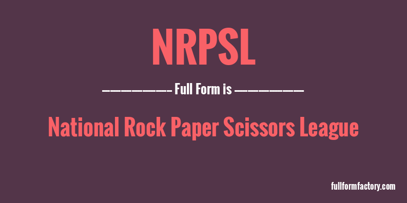 nrpsl-full-form