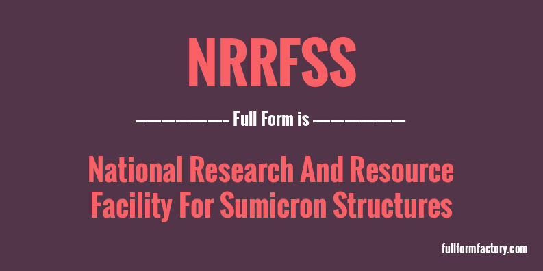 nrrfss-full-form