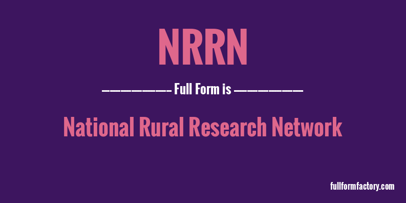 nrrn-full-form