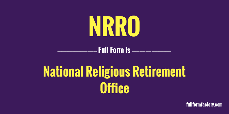 nrro-full-form