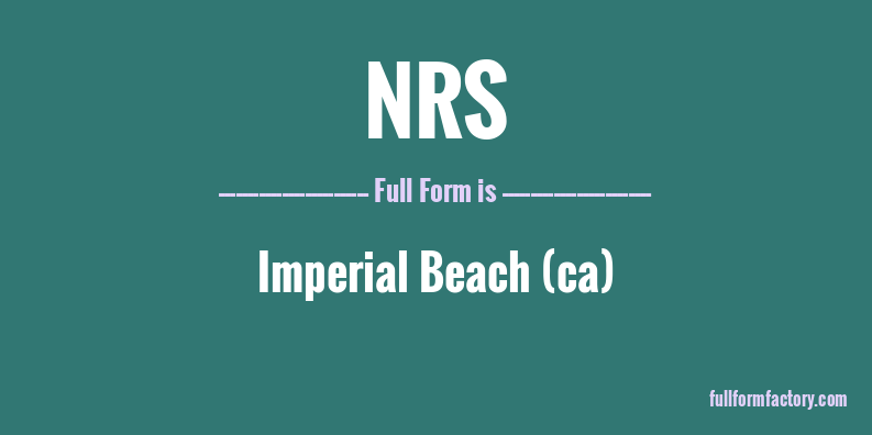 nrs-full-form