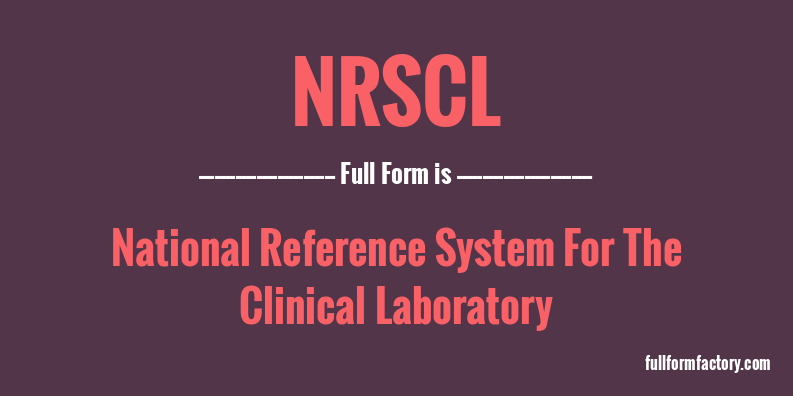 nrscl-full-form