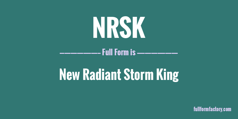 nrsk-full-form