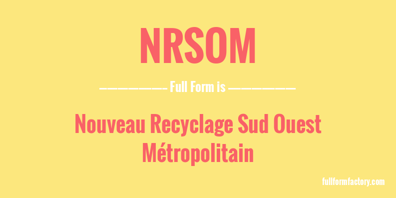 nrsom-full-form