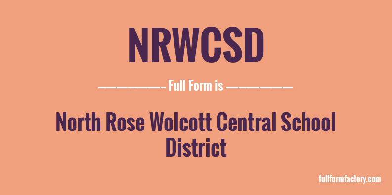 nrwcsd-full-form
