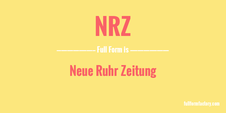 nrz-full-form