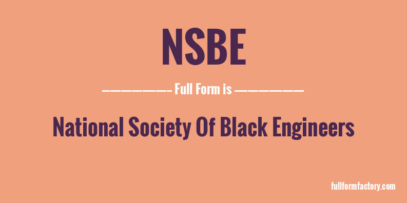 nsbe-full-form