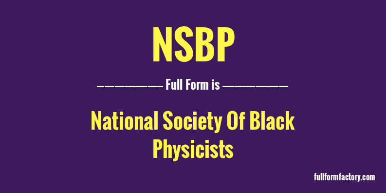 nsbp-full-form