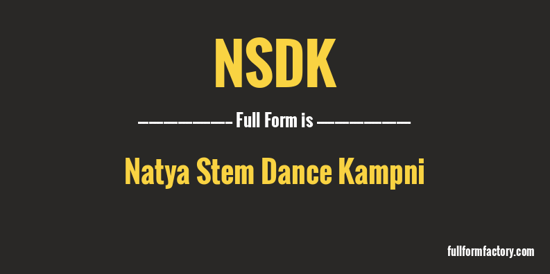 nsdk-full-form