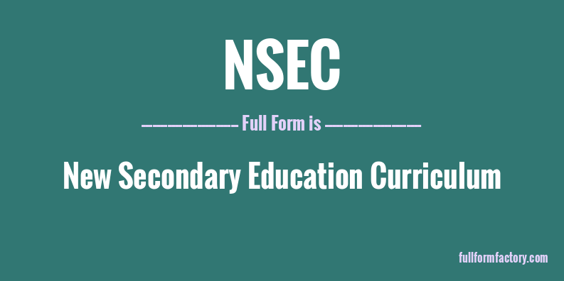 nsec-full-form