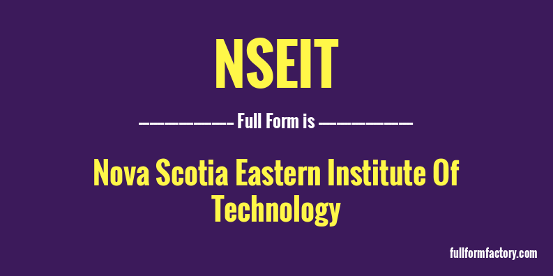 nseit-full-form