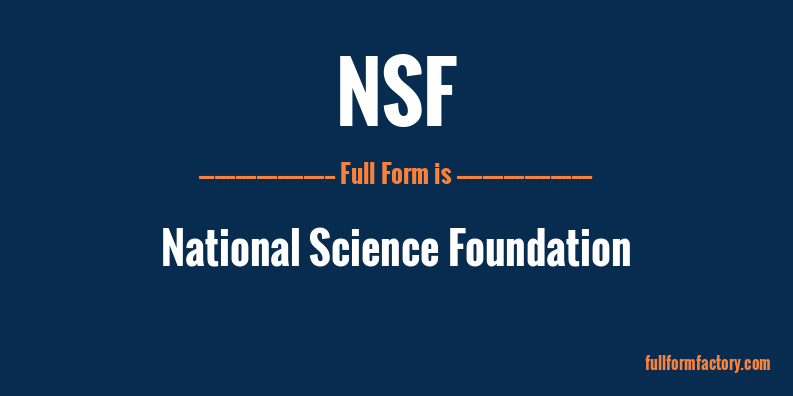 nsf-full-form