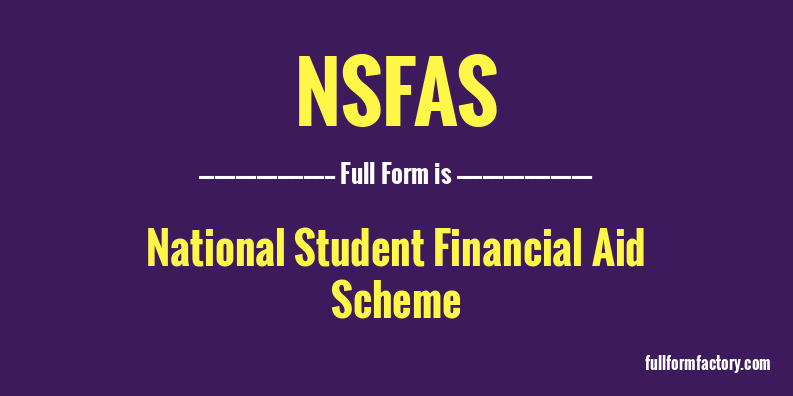 nsfas-full-form