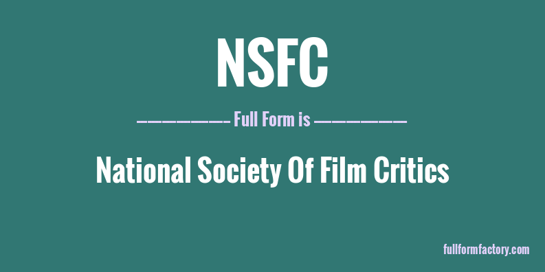 nsfc-full-form