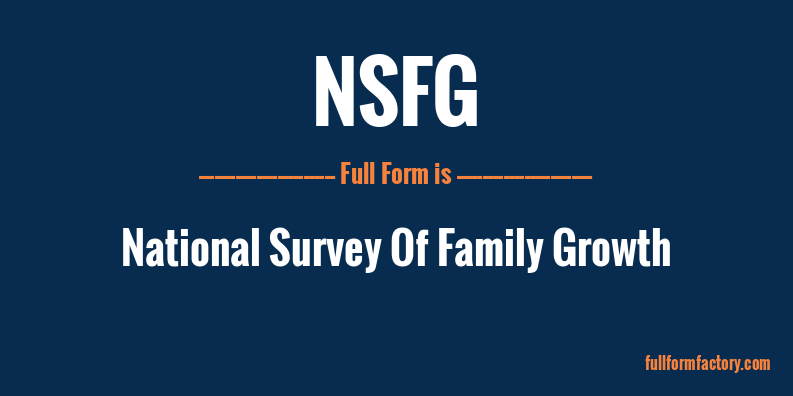 nsfg-full-form