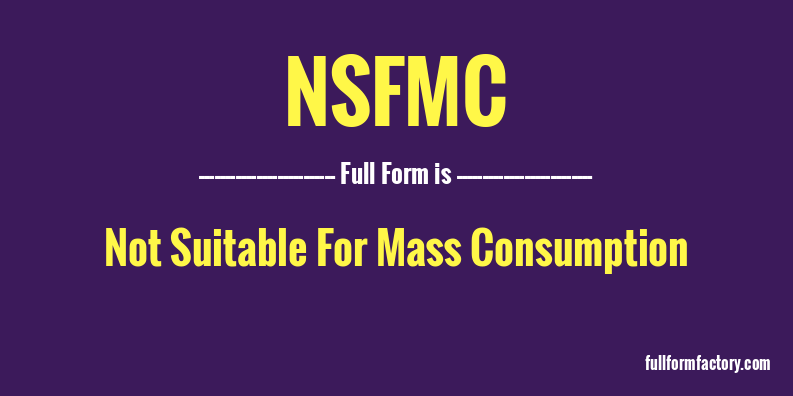 nsfmc-full-form