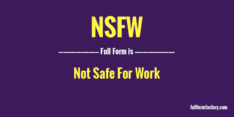 nsfw-full-form