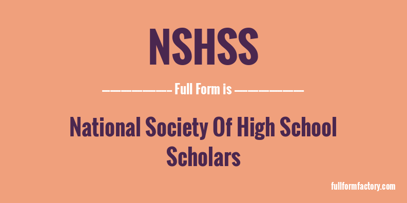 nshss-full-form