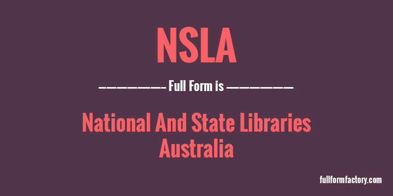 nsla-full-form